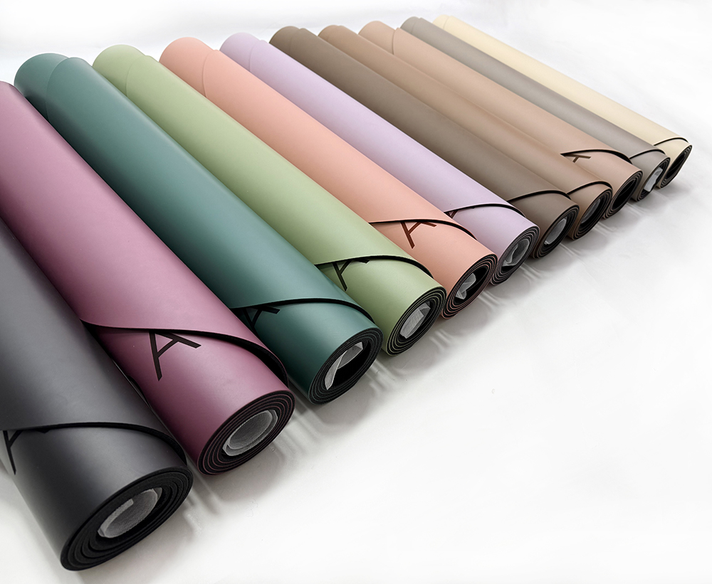 custom color yoga mats PU