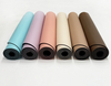 Custom Logo Laser UV Printed Various Custom Color Nonslip PU Rubber Yoga Mat with Strap Package