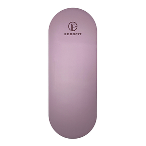 Custom Logo Alignment Design Laser UV Printed Purple Violet Color Nonslip PU Rubber Yoga Mat Nonslip