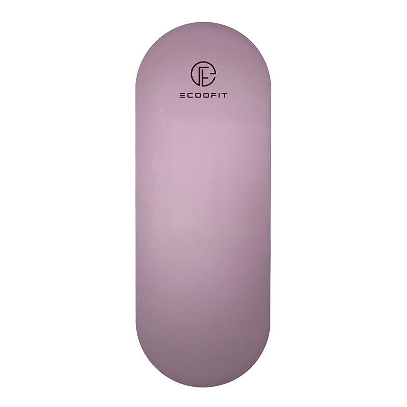 Custom Logo Alignment Design Laser UV Printed Purple Violet Color Nonslip PU Rubber Yoga Mat Nonslip