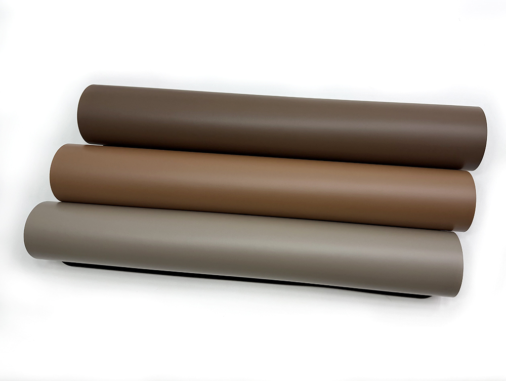 Grade A Custom Printed Laser Etch Logo Oval Arched Sand Nude Chocolate Brown Coffee Color PU Natural Rubber Yoga Mat