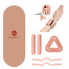 Custom Color Logo Home Gym Fitness Set Yoga Pilates Accessories Barbell Bar Beam Silicone Dumbbell Power Ring Oval PU Yoga Mat