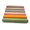 Nonslip Coconut Fiber Vegan PU Orange Tan Leather Natural Rubber Polyurethane Custom Branded Logo Laser Alignment Custom Color Nude Beige Yoga Mat 