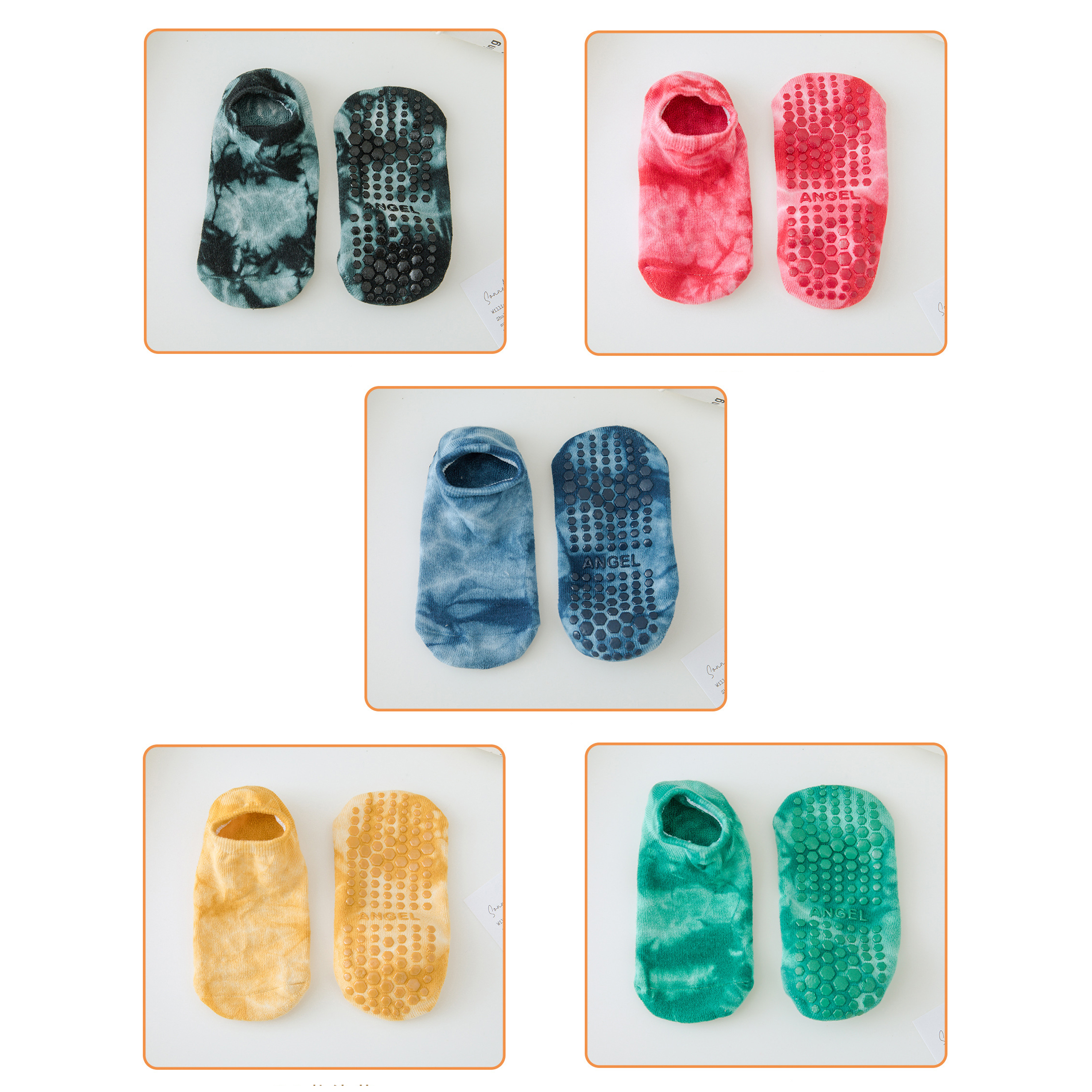 Sports & Fitness Ladies Silicone Dots Organic Non Slip Anti-slip Women Sport Yoga Fitness Compression Custom Yoga Pilates Grip Sock