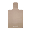 Beige Brown Chocolate Folding Soft Non Slip Custom Microfiber Suede Cover Towel Pilates Reformer Mat With Suede Bag