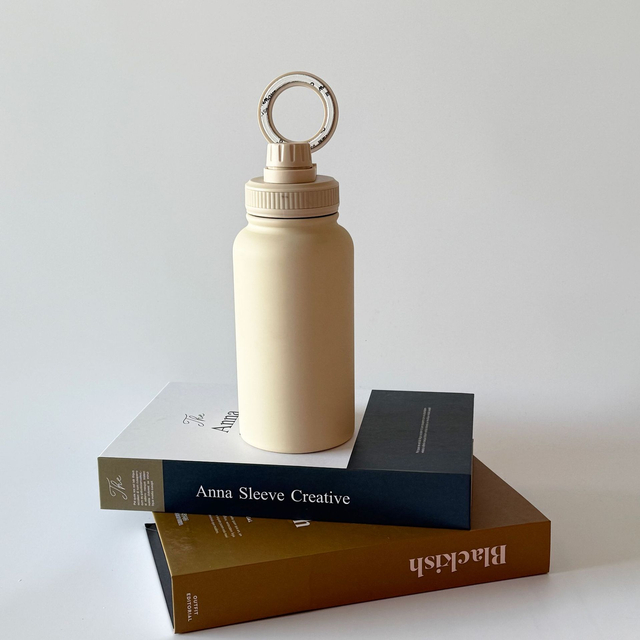 Custom Logo Multi-colors Insulated Vacuum Flask Water Bottle with Magnetic Ring 1000ml 650ml