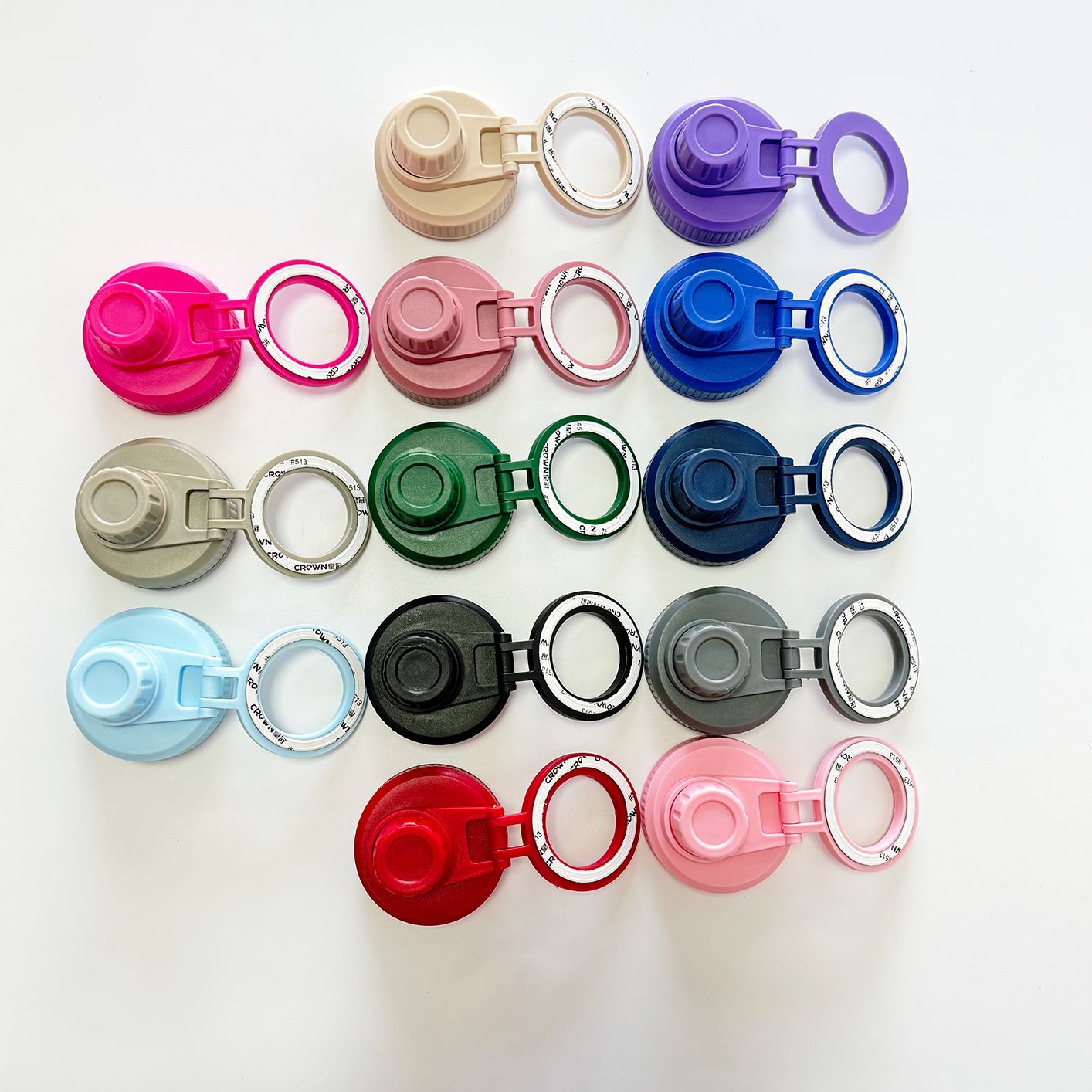 Custom Logo Multi-colors Insulated Vacuum Flask Water Bottle with Magnetic Ring 1000ml 650ml