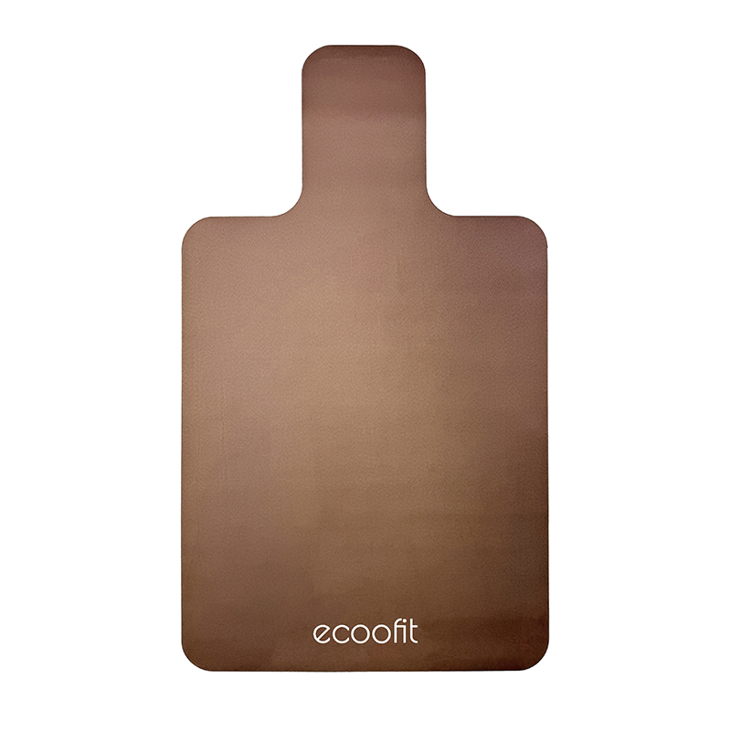 Beige Brown Chocolate Folding Soft Non Slip Custom Microfiber Suede Cover Towel Pilates Reformer Mat With Suede Bag