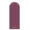 Sweat Grip Hot Yoga Matt Claret Burgundy Color PU Yoga Mat Natural Rubber with Custom Logo in Capsule Shape