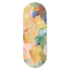 Unique Arch Shaped Floral Custom UV Printed Yoga Mat PU Natural Rubber Matt with Brand Logo in Capsule Pill Shape